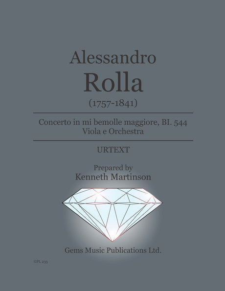 Rolla: Viola Concerto in E-flat Major, BI. 544