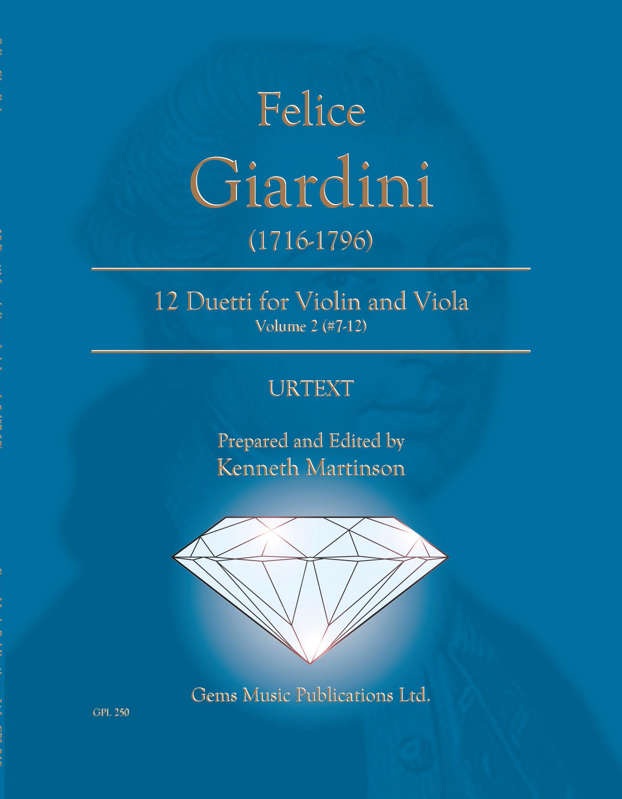 Giardini: 12 Duets for Violin & Viola - Volume 2 (Nos. 7-12)