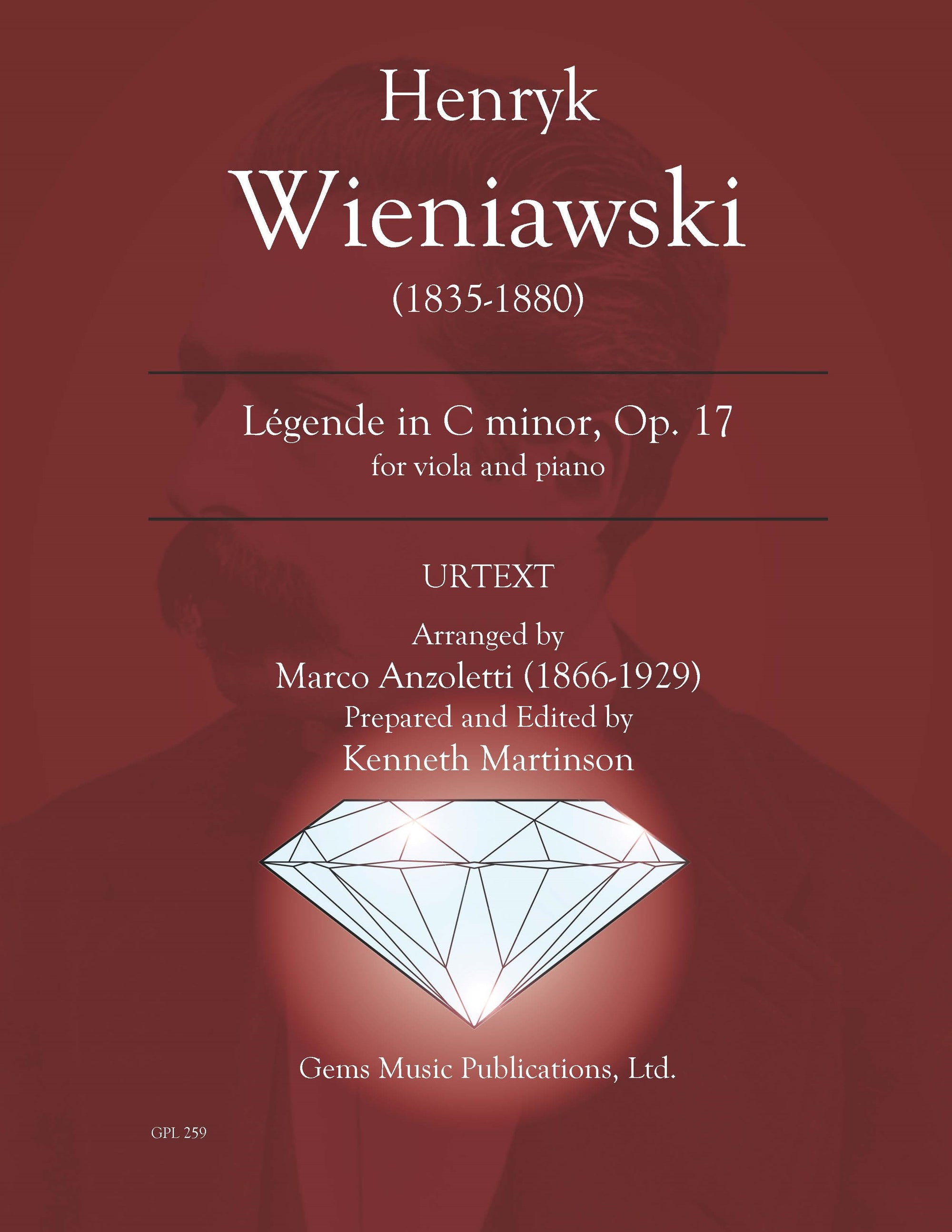 Wieniawski: Légende in C Minor, Op. 17 (arr. for viola and piano)