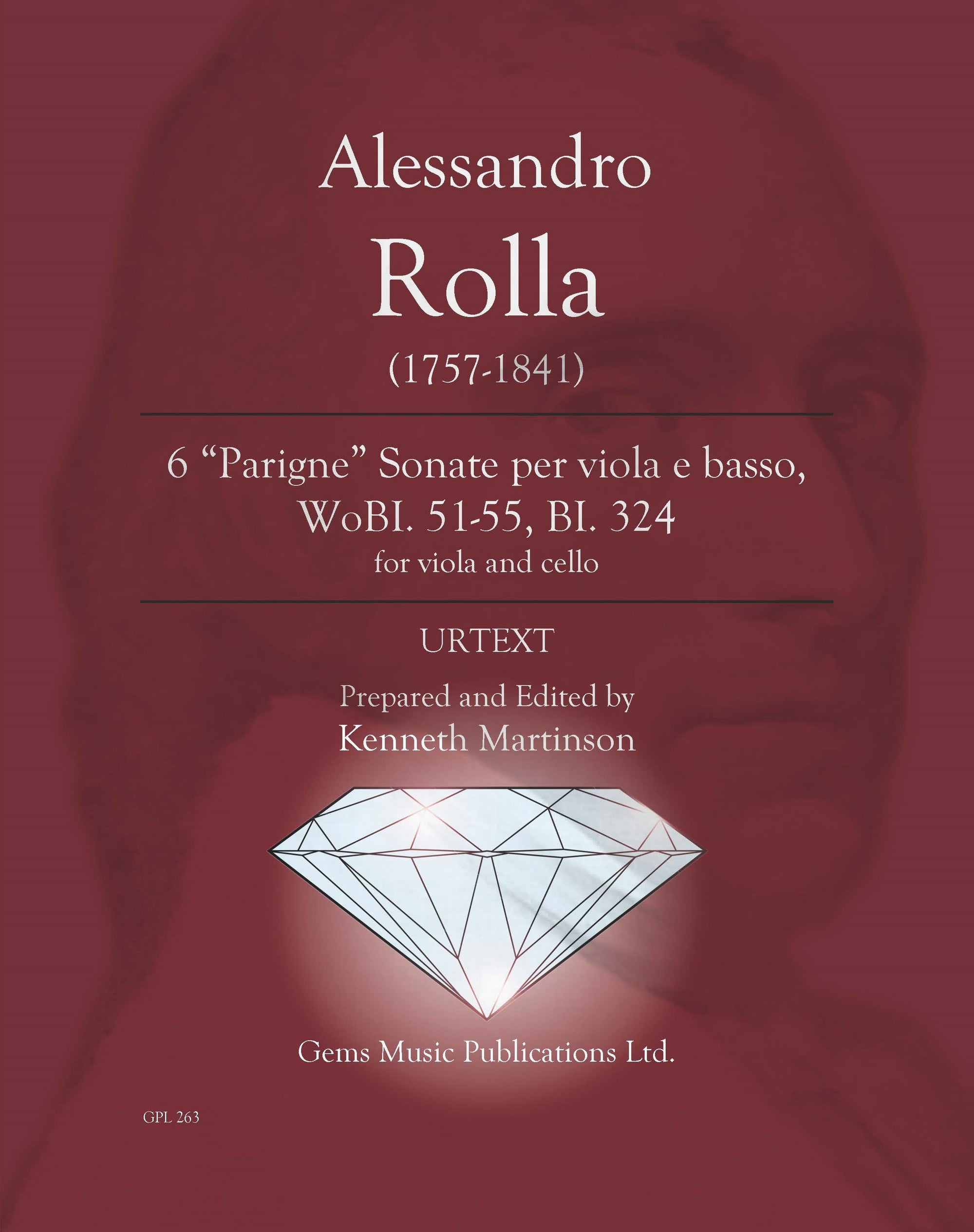 Rolla: 6 "Parigne" Sonatas, WoBI. 51-55 & BI. 324