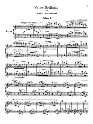 Moszkowski: Valse Brillante (arr. for 2 pianos, 8 hands)