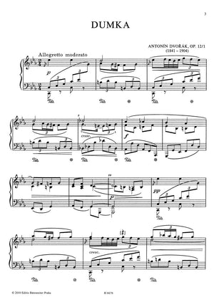 Dvořák: Dumka - Furiant, Op. 12 & Two Little Pearls, B. 156