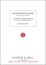 Vaughan Williams: 6 Studies in English Folk Song (arr. for basset horn)