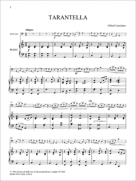 Earnshaw: Tarantella, Op 44, No. 4