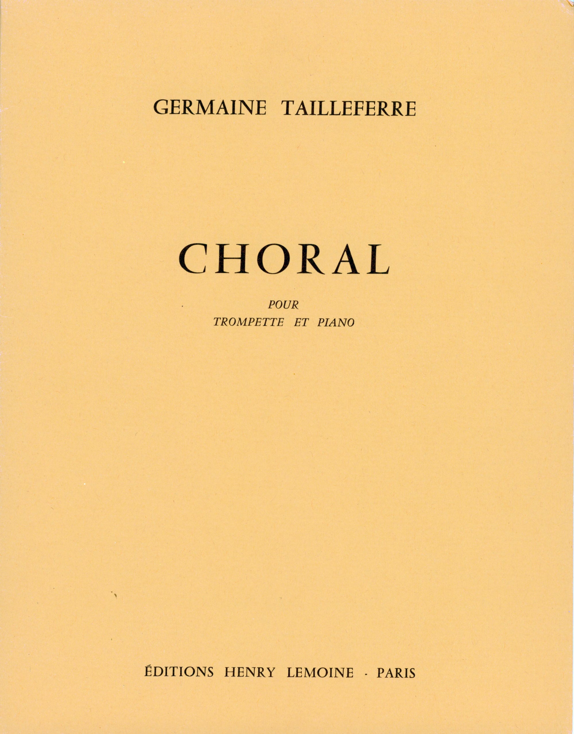 Tailleferre: Choral