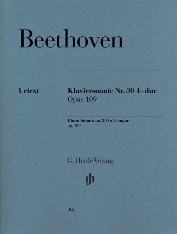 Beethoven: Piano Sonata No. 30 in E Major, Op. 109