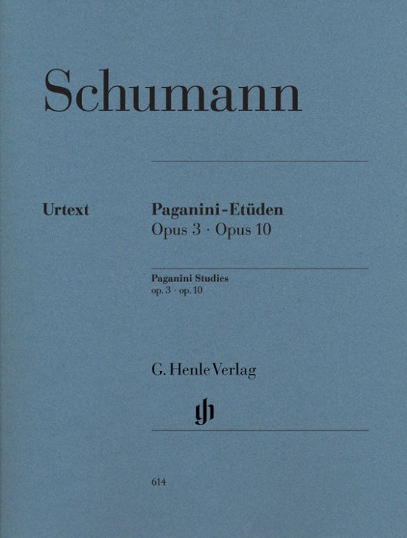 Schumann: Paganini Studies, Op. 3 and, Op. 10