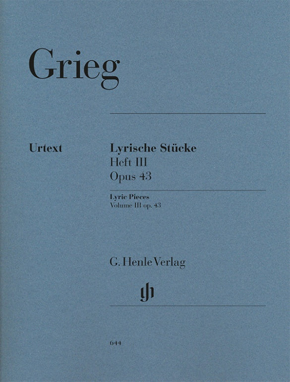 Grieg: Lyric Pieces, Op. 43 (Volume 3)