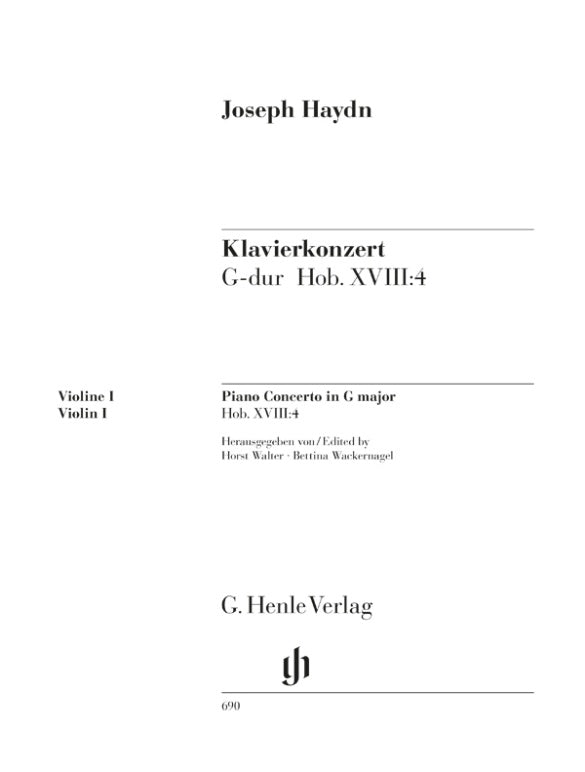 Haydn: Piano Concerto in G Major, Hob. XVIII:4