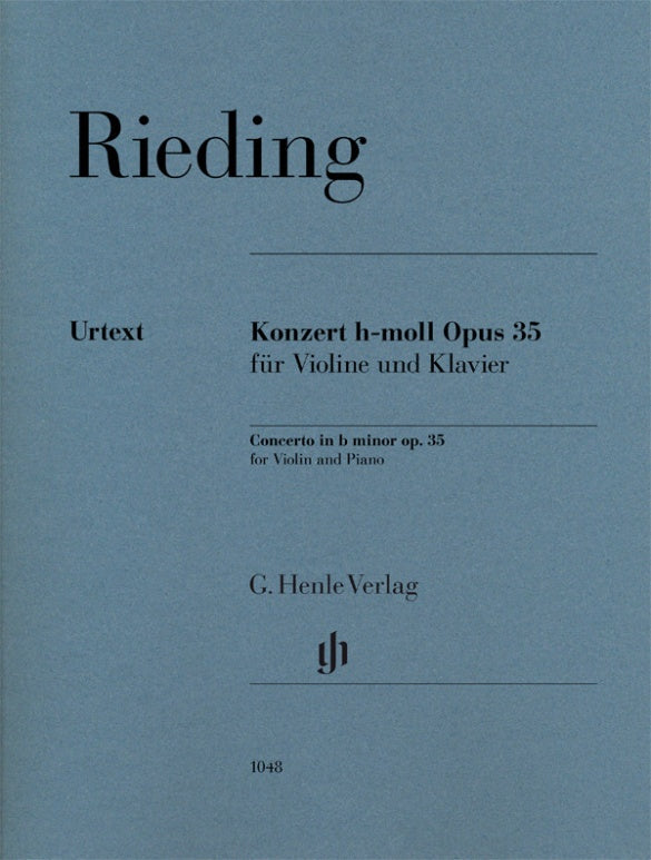 Rieding: Violin Concerto in B Minor, Op. 35