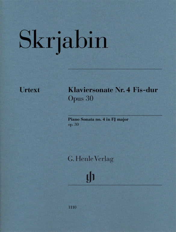 Scriabin: Piano Sonata No. 4 in F-sharp Major, Op. 30