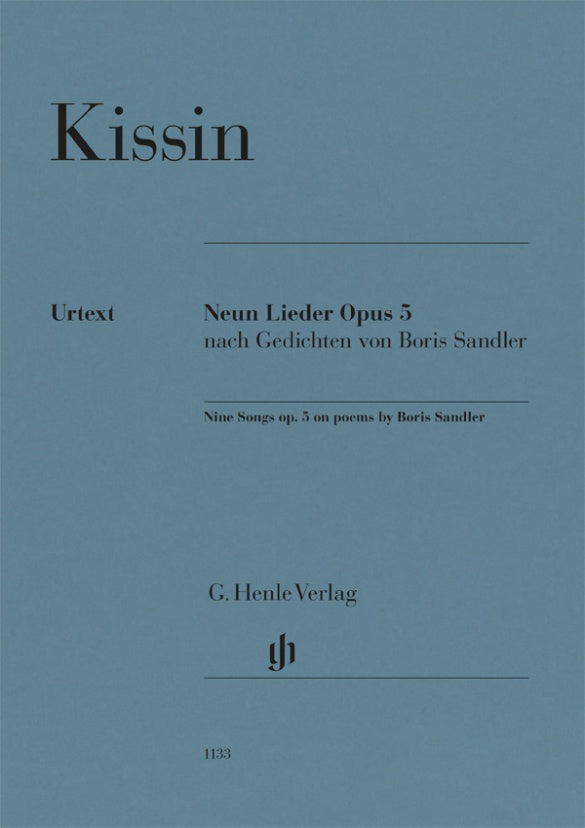 Kissin: 9 Songs, Op. 5