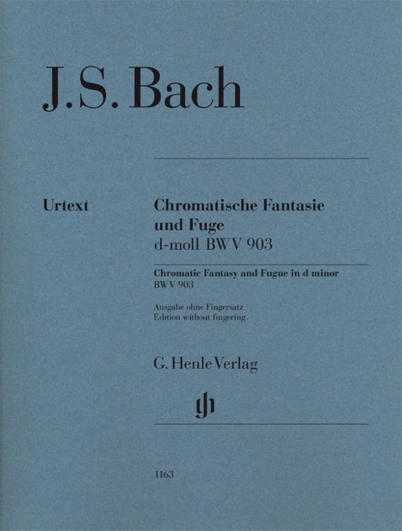 Bach: Chromatic Fantasy and Fugue in D Minor, BWV 903 and 903a [SND]