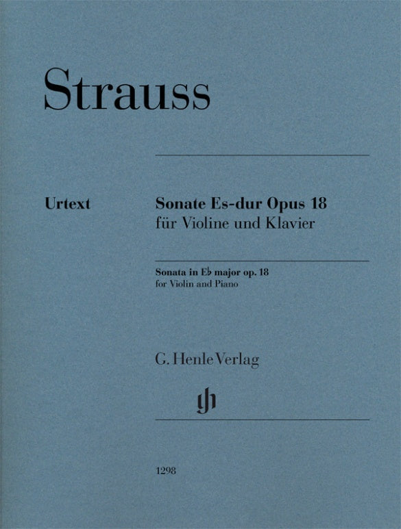 Strauss: Violin Sonata in E-flat Major, Op. 18