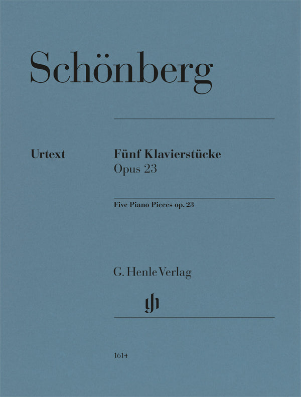 Schoenberg: 5 Piano Pieces, Op. 23