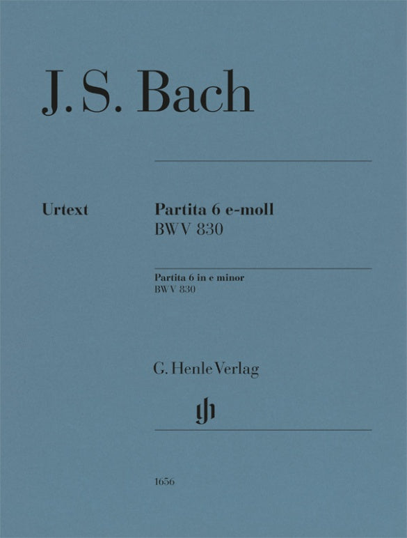Bach: Partita No. 6 in E Minor, BWV 830