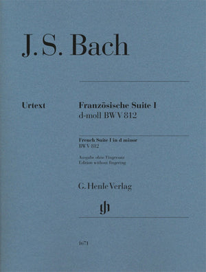 Bach: French Suite No. 1 in D Minor, BWV 812