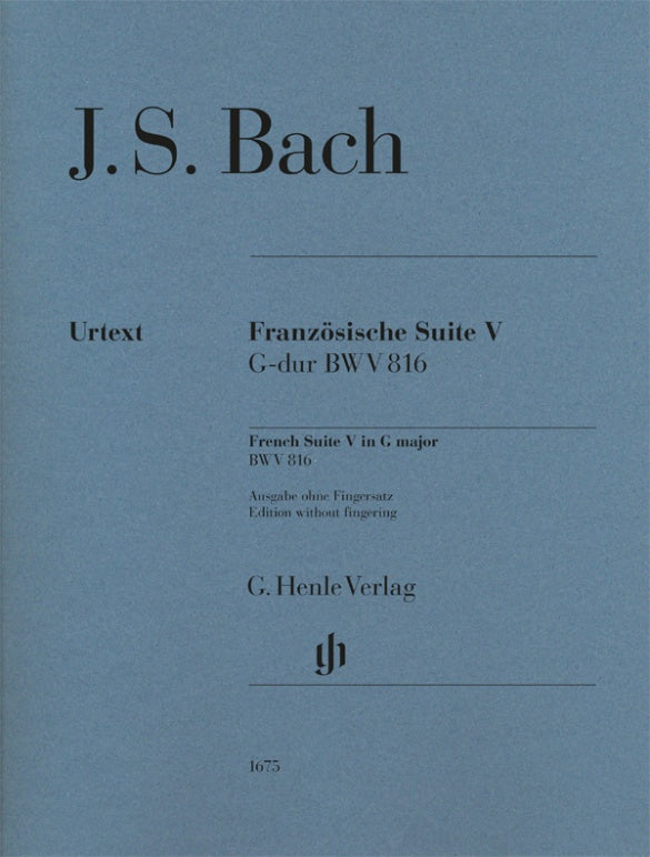 Bach: French Suite No. 5 in G Major, BWV 816