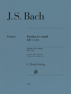 Bach: Partita No. 6 in E Minor, BWV 830