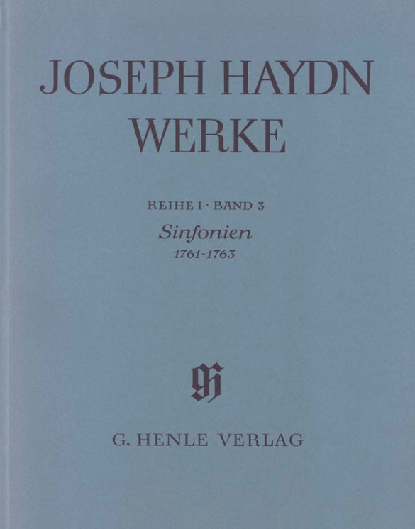 Haydn: Symphonies 1761-1763