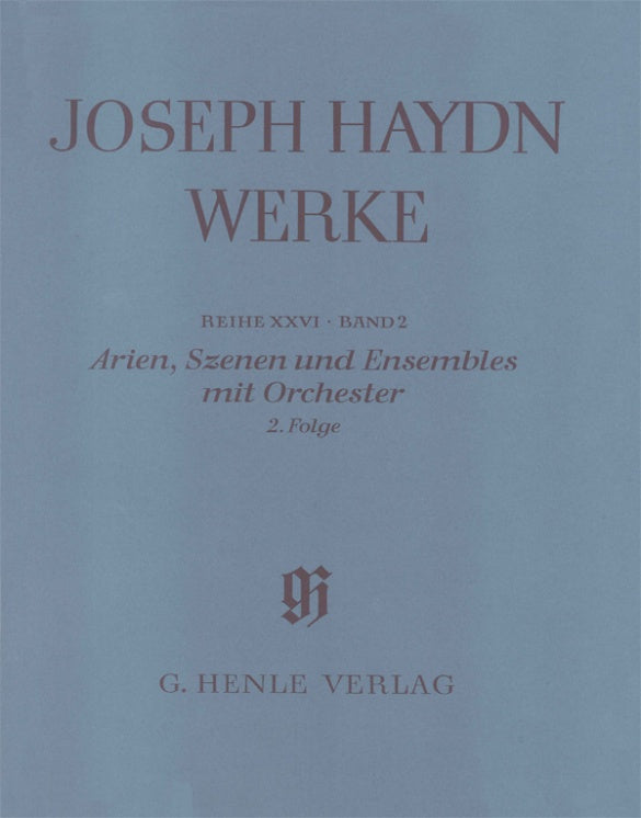 Haydn: Arias, Scenes and Ensembles with Orchestra - Volume 2
