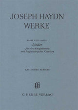Haydn: Songs for one voice with accompaniment of a Piano