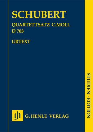 Schubert: String Quartet in C Minor, D 703