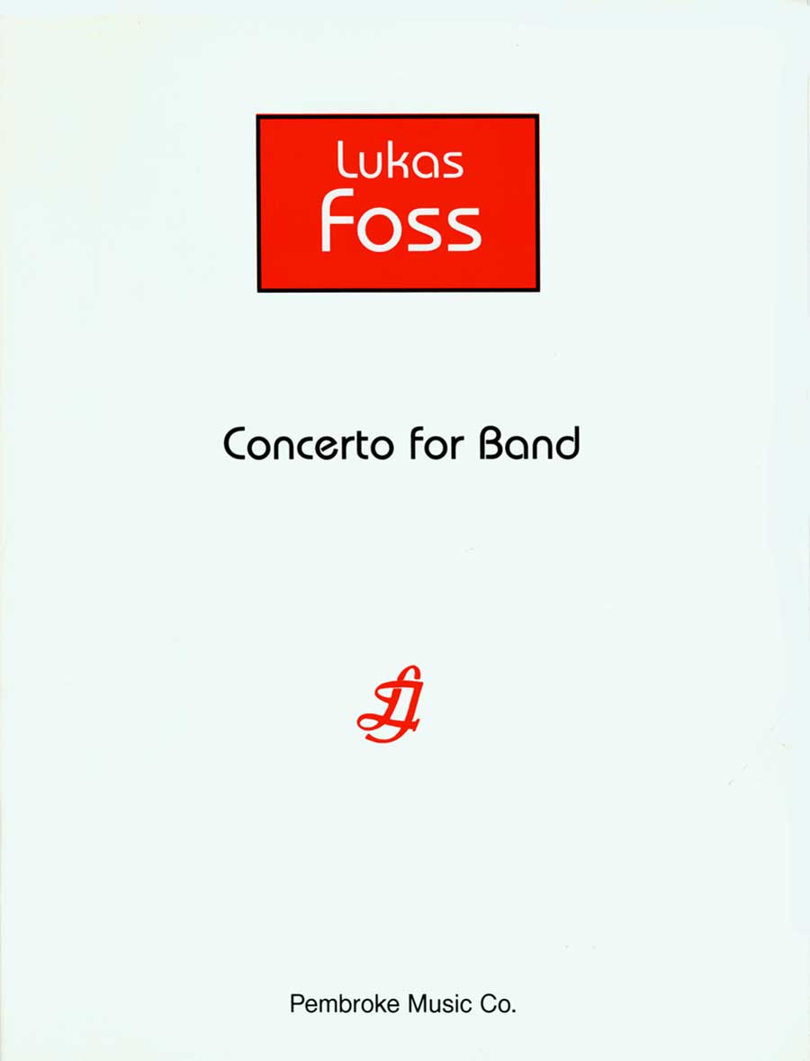 Foss: Concerto for Band