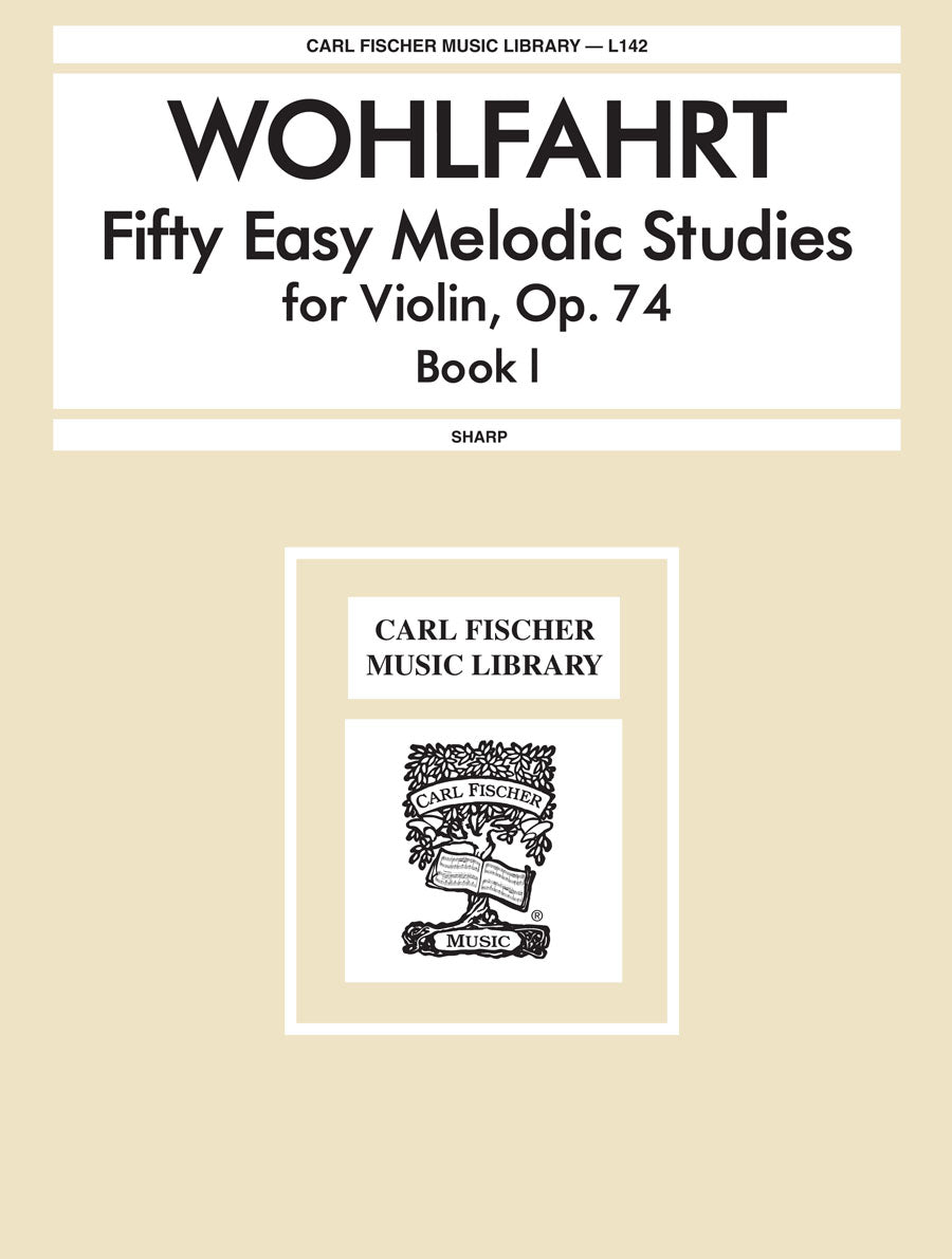 Wohlfahrt: 50 Easy Melodic Studies, Op. 74 - Book 1