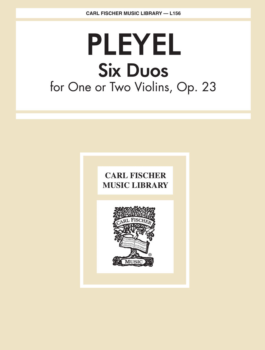 Pleyel: 6 Duets, Op. 23
