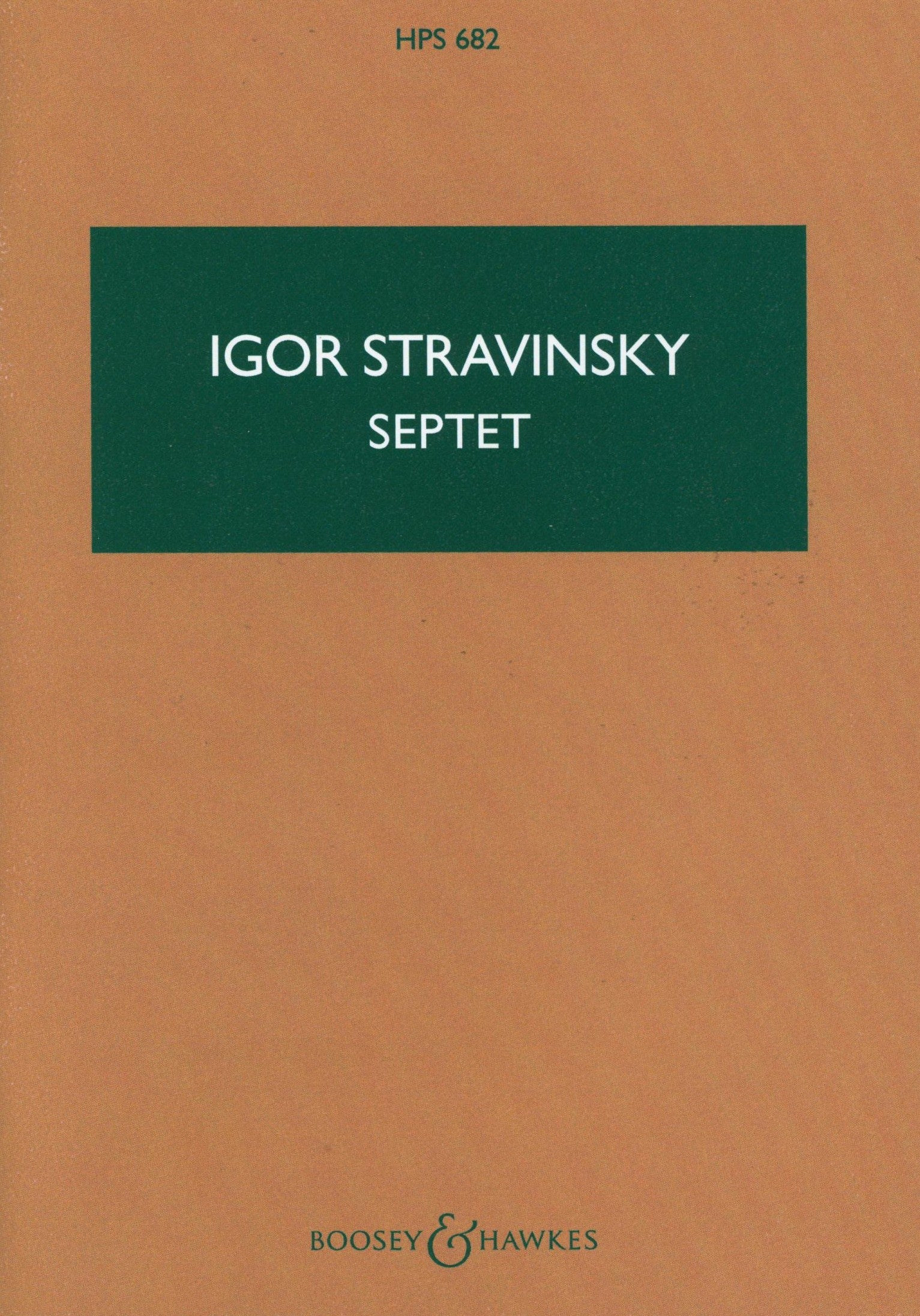 Stravinsky: Septet