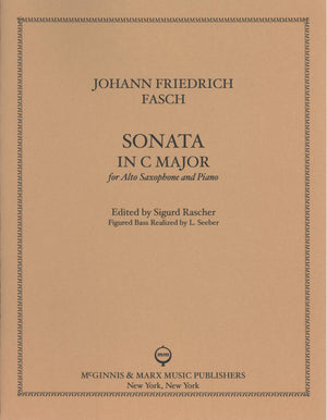 Fasch: Sonata in C Major (arr. for alto sax)