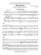 Schoenfeld: Sonatina for Flute, Clarinet and Piano