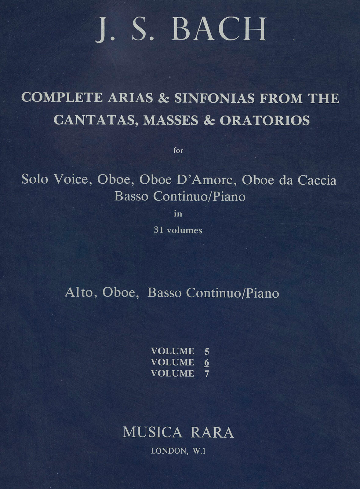 Bach: Complete Arias and Sinfonias - Volume 6 (BWV 79, 102, 114, 159)