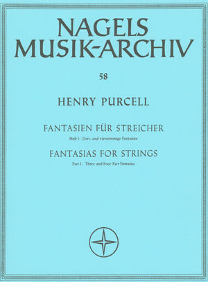 Purcell: Fantasias for Strings - Volume 1 (3- and 4-part Fantasies)