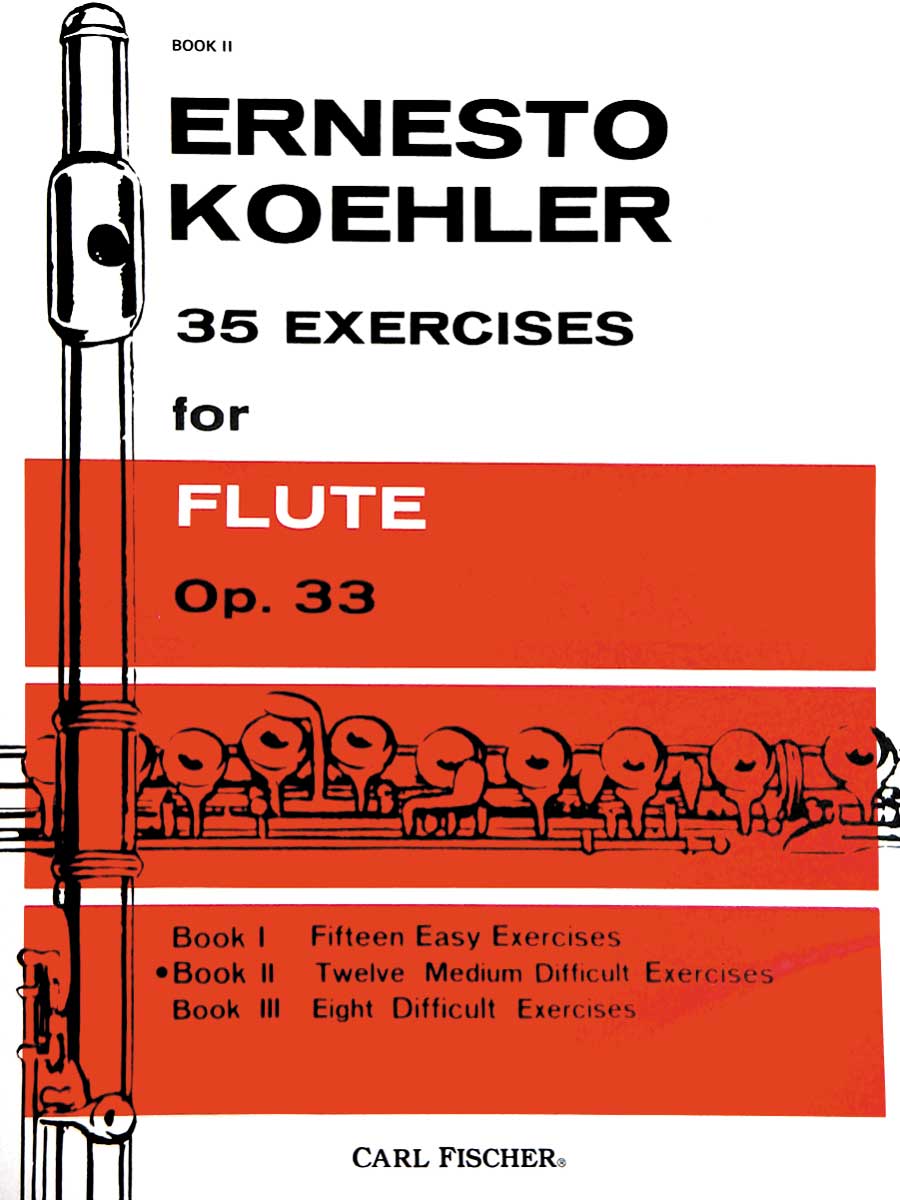 Köhler: 35 Exercises for Flute, Op. 33 - Book 2 (12 Medium Exercises)