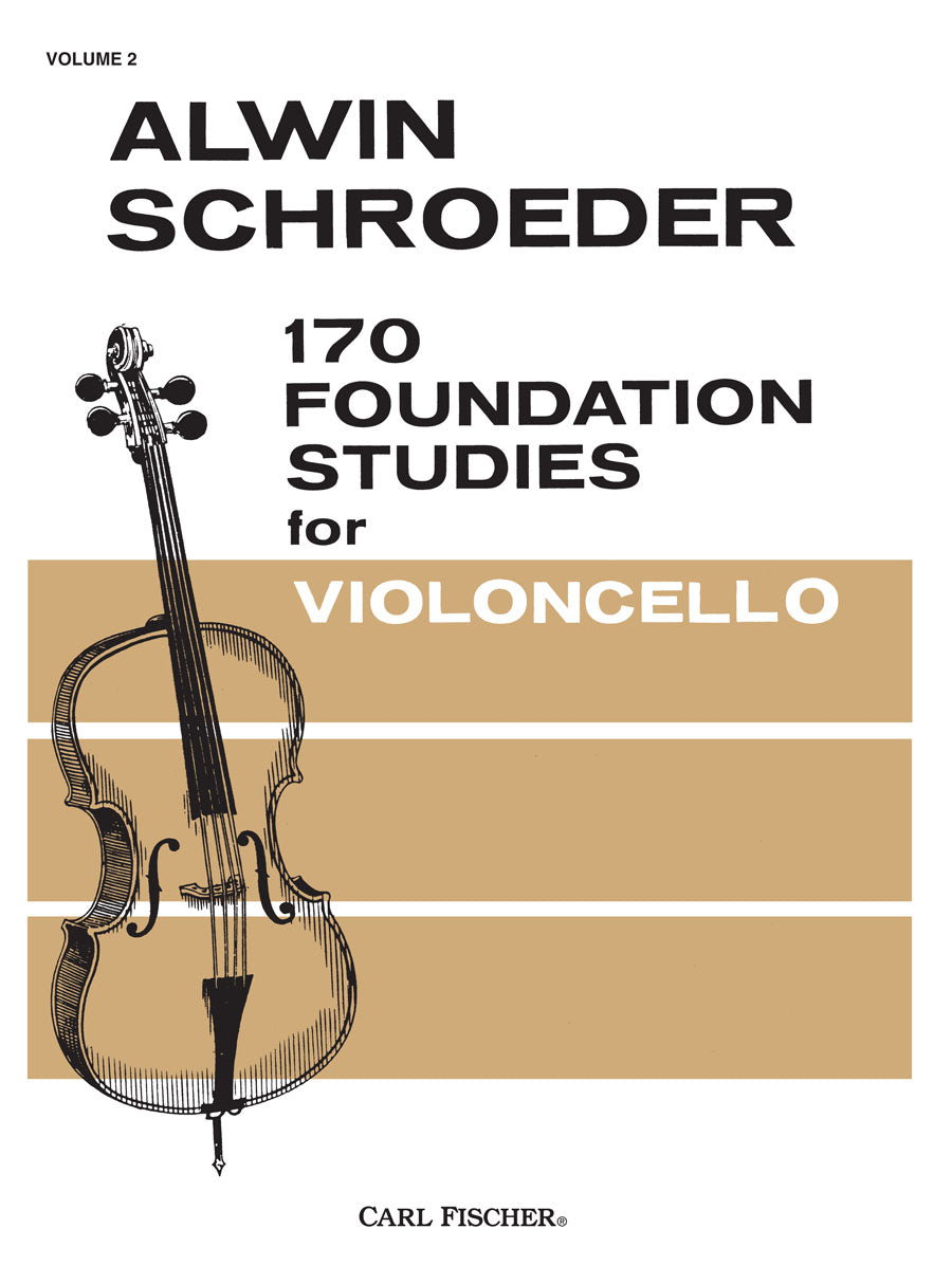 Schroeder: 170 Foundation Studies for Cello - Volume 2 (Nos. 81-137)