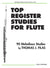 Filas: Top Register Studies for Flute