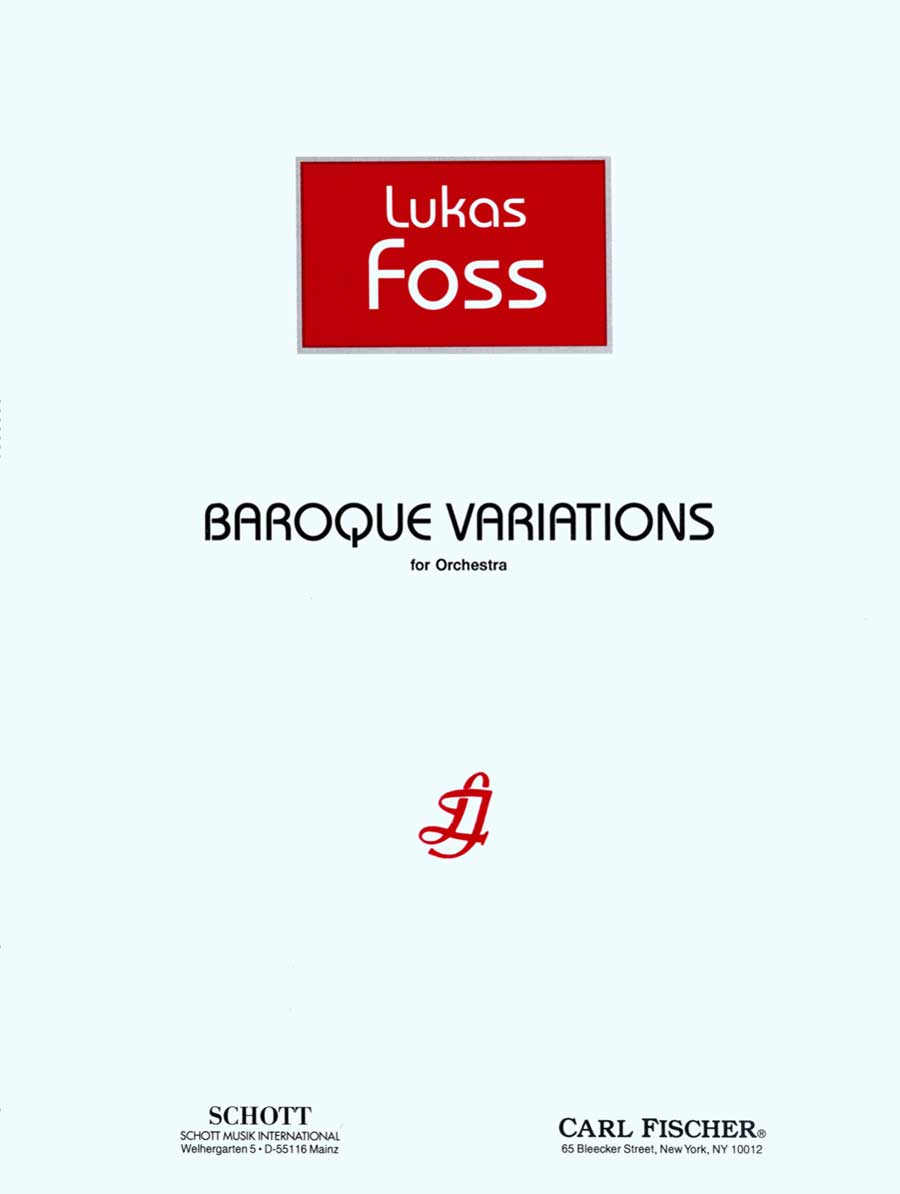 Foss: Baroque Variations