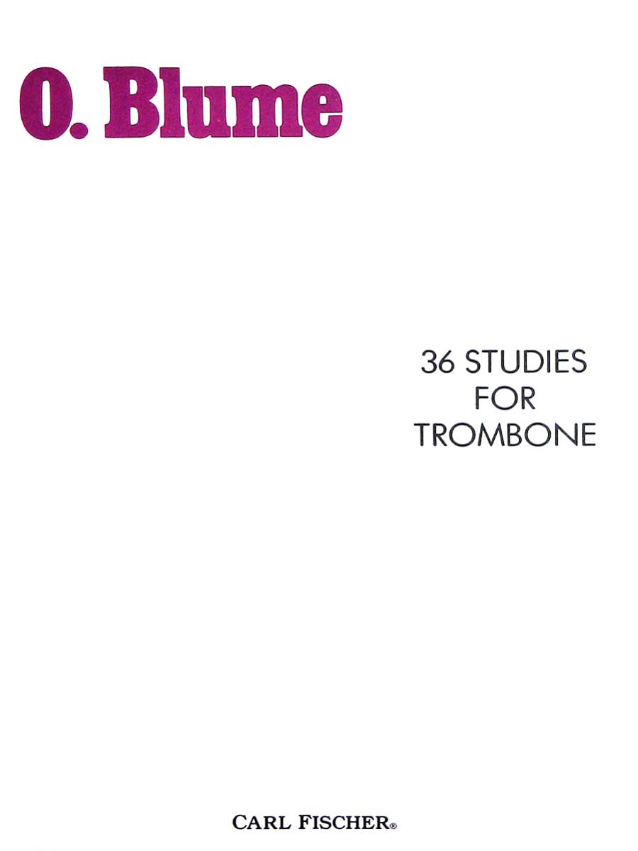Blume: 36 Studies for Trombone
