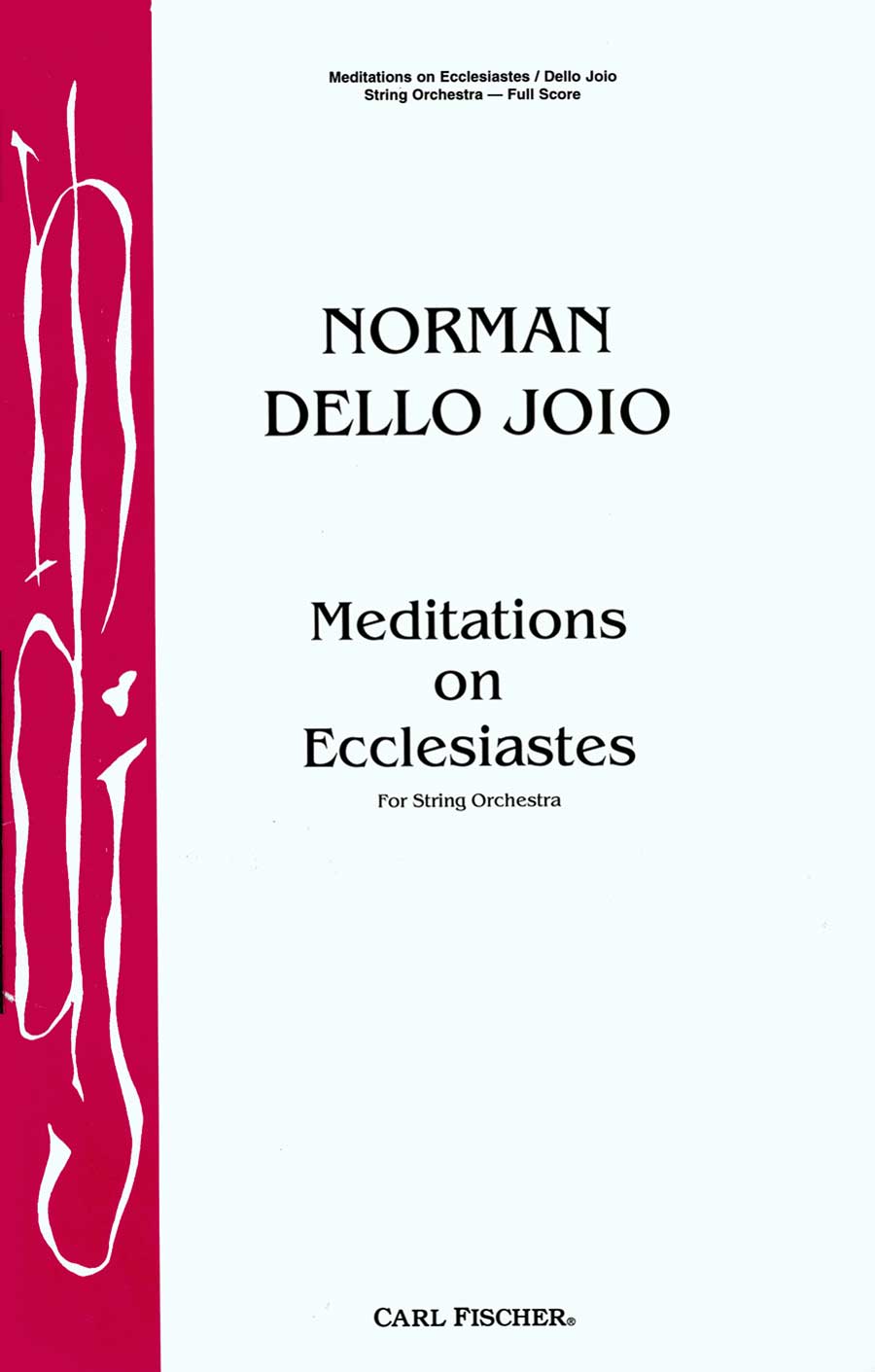 Dello Joio: Meditations on Ecclesiastes