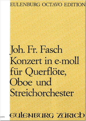 Fasch: Concerto for Flute, Oboe and Strings