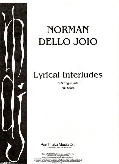 Joio: Lyrical Interludes
