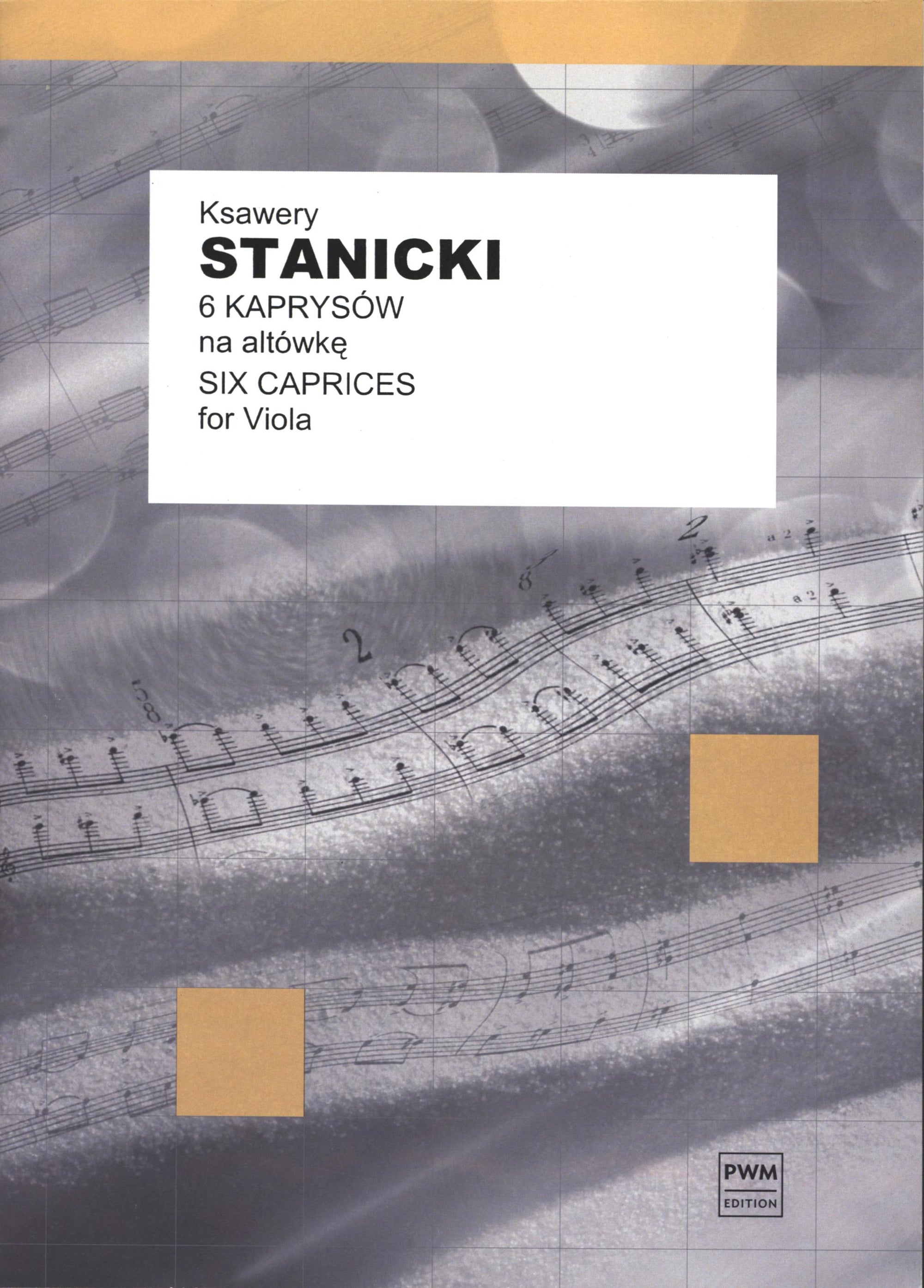 Stanicki: 6 Caprices for Solo Viola