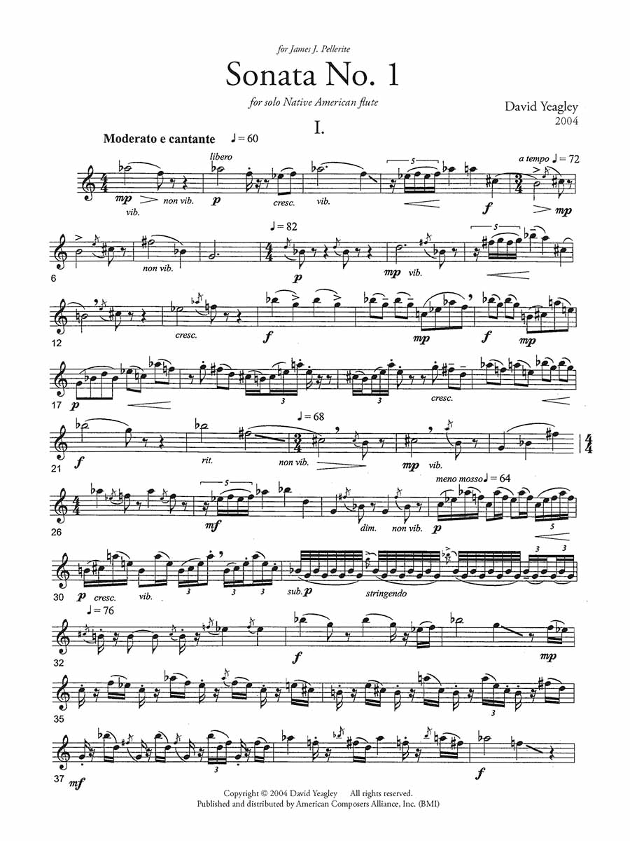 Yeagley: Sonata No 1