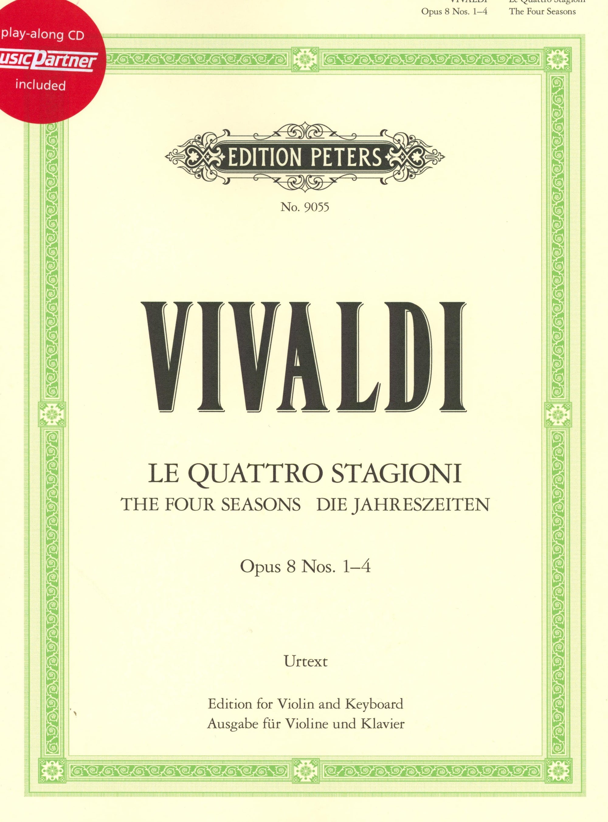 Vivaldi: The 4 Seasons, Op. 8, Nos. 1-4 with CD