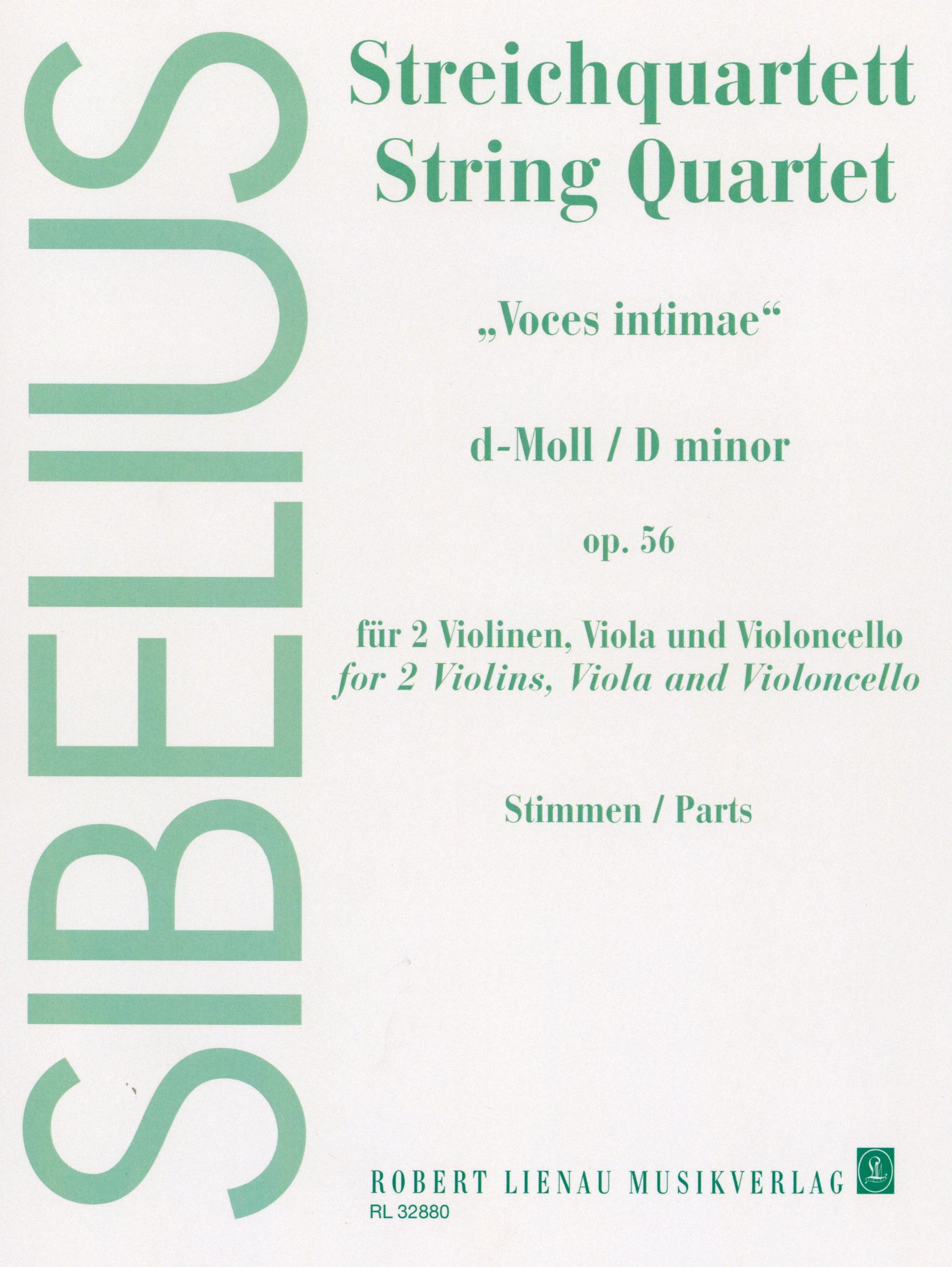 Sibelius: String Quartet in D Minor, Op. 56