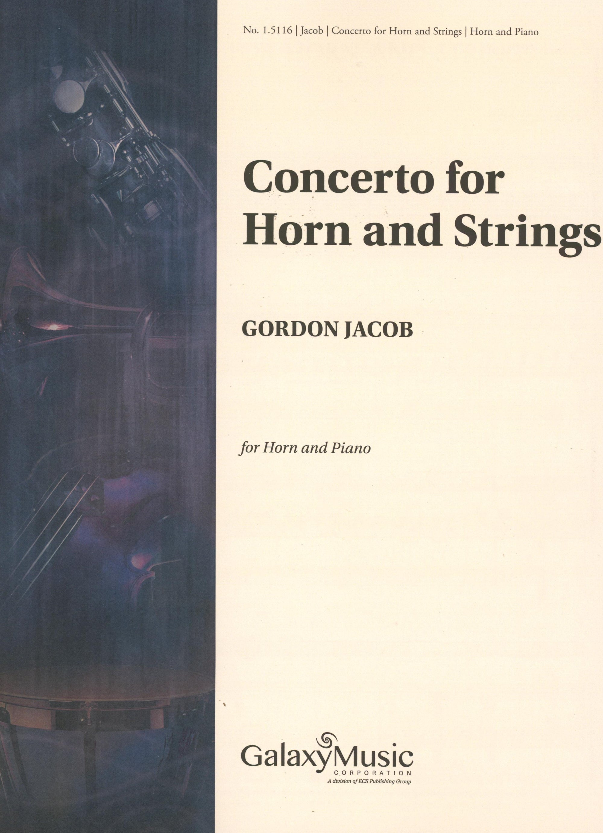 G. Jacob: Concerto for Horn and Strings
