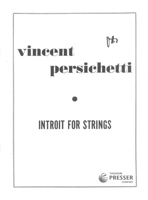Persichetti: Introit for Strings
