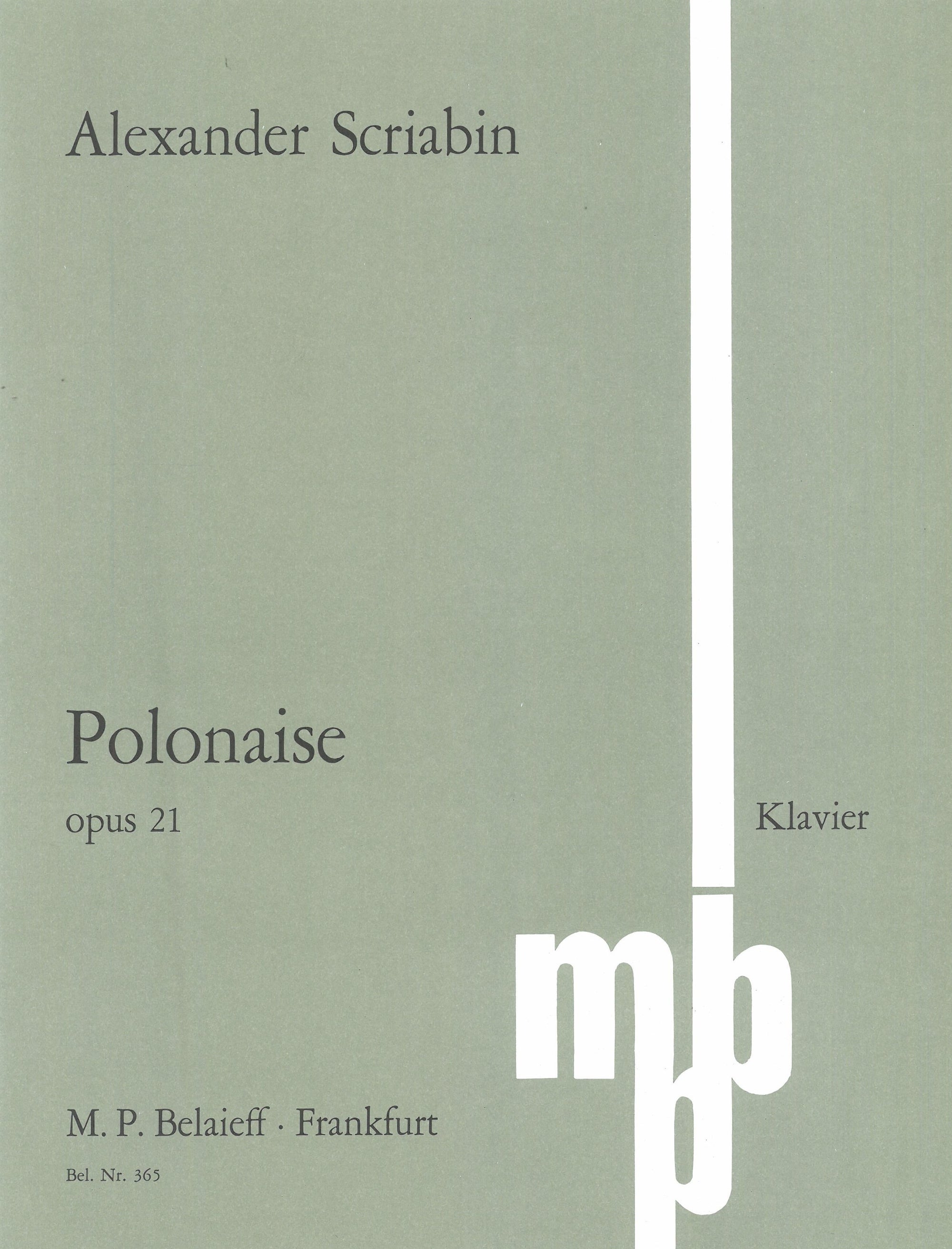 Scriabin: Polonaise, Op. 21